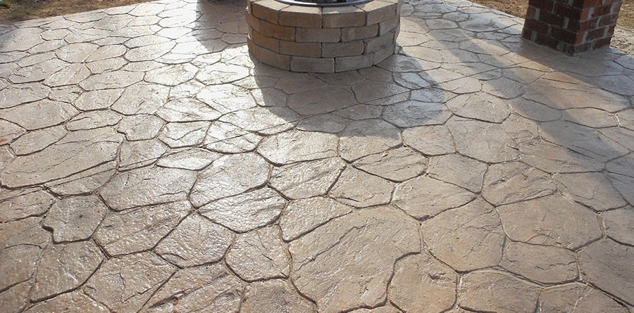 stamped concrete